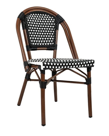 Krzesło CAFE PARIS brązowe rattan King Home