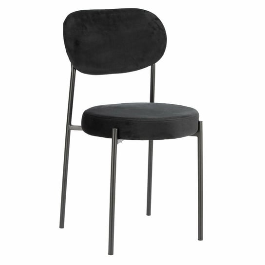 Krzesło Camile Velvet czarne Intesi