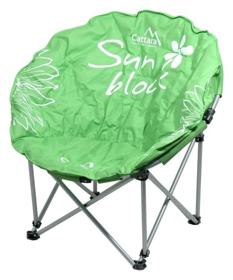 Krzesło Campingowe Flowers - zielony Cattara