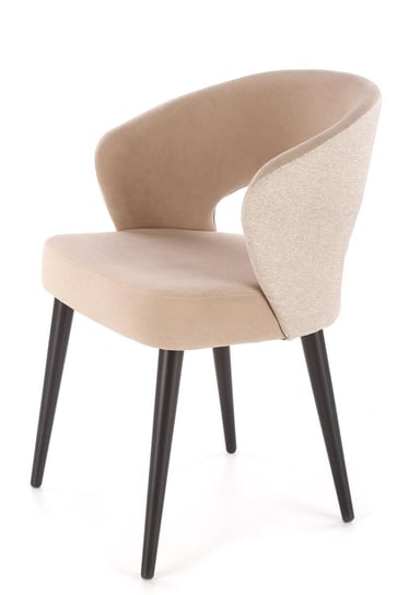 krzesło CANELLI 6  tkanina Dream 01/Megan 353, drewno czarne Inna producent