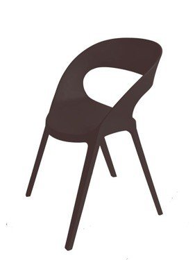 Krzesło Carla, czarne, 78x56x56 cm Resol