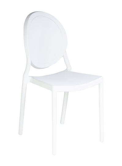 Krzesło COZY ZONE Clem, białe, 85,5x40x40 cm Cozy Zone
