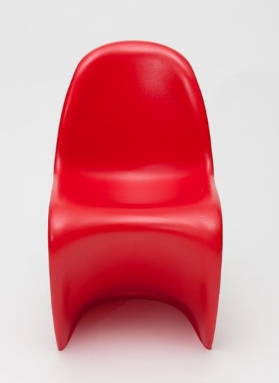 Krzesło D2.DESIGN Balance Junior, czerwone, 57x32x40 cm D2.DESIGN