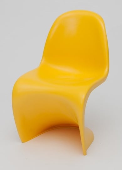 Krzesło D2.DESIGN Balance Junior, żółte, 57x32x40 cm D2.DESIGN