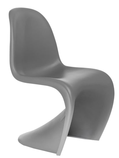 Krzesło D2 DESIGN Balance PP, szare, 82x47x56 cm D2.DESIGN