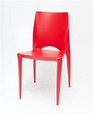 Krzesło D2 DESIGN Bee, czerwone, 44,5x47x83,5 cm D2.DESIGN
