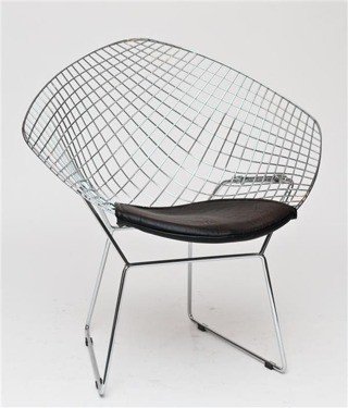 Krzesło D2 DESIGN HarryArm, czarno-srebrne, 84x84x70 cm D2.DESIGN