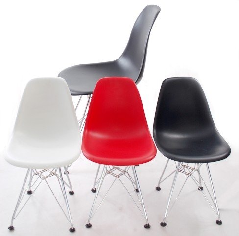Krzesło D2.DESIGN JuniorP016, czerwone, 55x31x28 cm D2.DESIGN