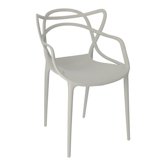 Krzesło D2 DESIGN Lexi, szare, 40x52x82 cm D2.DESIGN