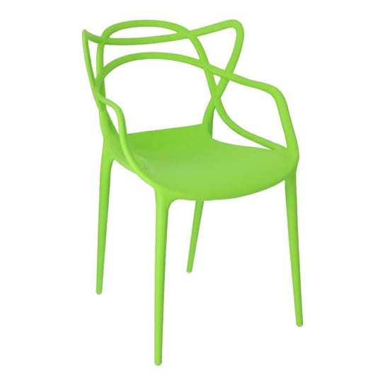 Krzesło D2 DESIGN Lexi, zielone, 40x52x82 cm D2.DESIGN