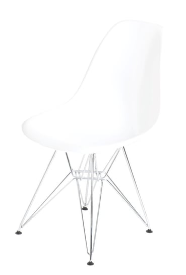 Krzesło D2 DESIGN P016 PP, białe, 80x46x54 cm D2.DESIGN