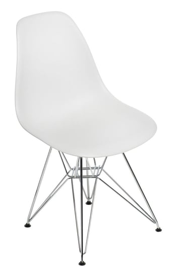 Krzesło D2 DESIGN P016 PP, białe, 80x46x54 cm D2.DESIGN