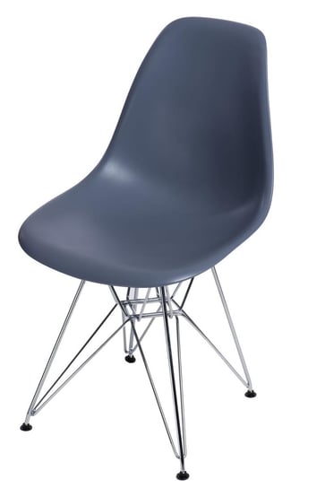 Krzesło D2 DESIGN P016 PP, granatowe, 79x46x54 cm D2.DESIGN