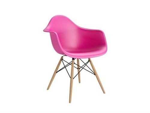 Krzesło D2 DESIGN P018W PP, różowe 62x48x80 cm D2.DESIGN