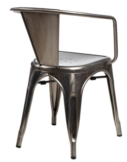 Krzesło D2 DESIGN Paris Arms, brązowe, 52x54x73 cm D2.DESIGN