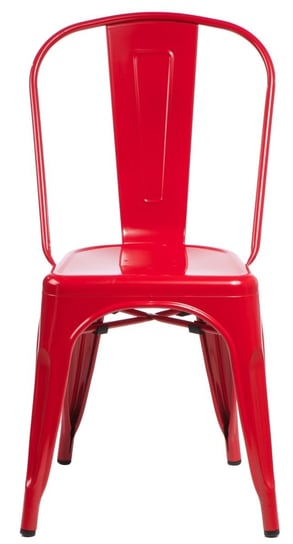 Krzesło D2 DESIGN Paris, czerwone, 45x45,5x84 cm D2.DESIGN
