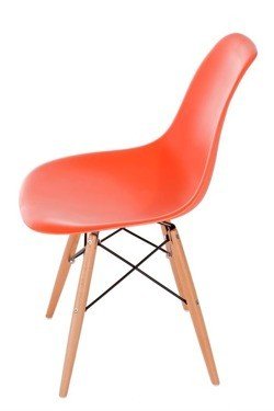 Krzesło D2 DESIGN PC016W PP, pomarańczowe, 46x40x81 cm D2.DESIGN