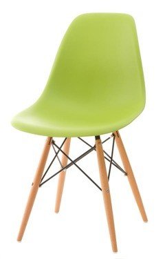 Krzesło D2 DESIGN PC016W PP, zielone, 46x40x81 cm D2.DESIGN