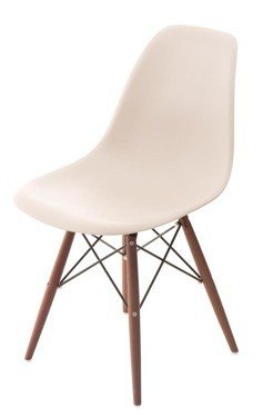 Krzesło D2 DESIGN PO16W PP DARK, beżowe, 80x45x54 cm D2.DESIGN