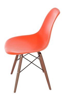 Krzesło D2 DESIGN PO16W PP DARK, pomarańczowe, 80x45x54 cm D2.DESIGN