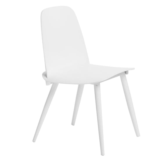 Krzesło D2 DESIGN Rosse, białe, 81x45x52 cm D2.DESIGN