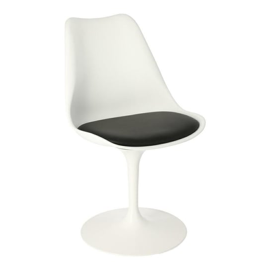 Krzesło D2 DESIGN Tulip Basic, białe, 81x47x50 cm D2.DESIGN
