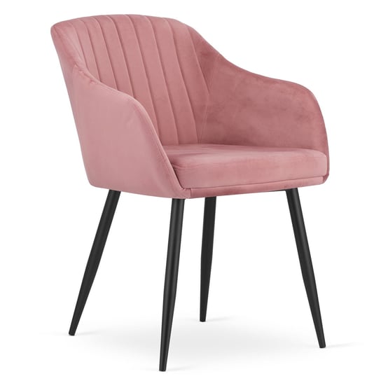 Krzesło DAXO - róż aksamit Leobert
