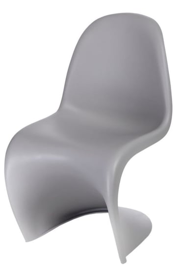 Krzesło DEKORACJADOMU Balance, szare, 82x47x56 cm DekoracjaDomu.pl