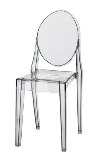 Krzesło DEKORACJADOMU Viki, transparentne, 120x38x49 cm DekoracjaDomu.pl