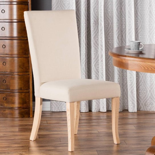 Krzesło DEKORIA Andrea, kremowe, 50x51x102 cm Dekoria
