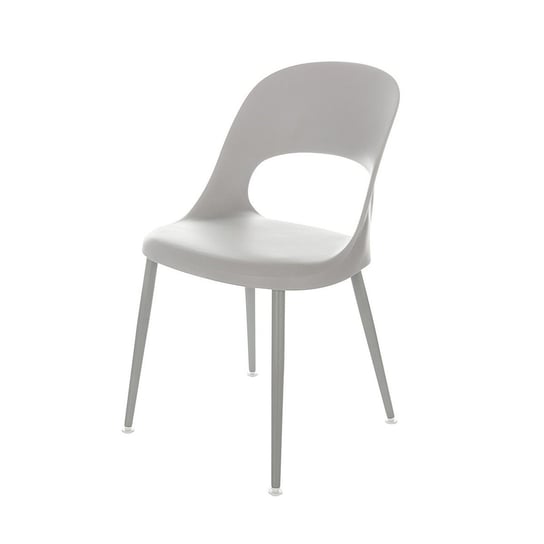 Krzesło DEKORIA Aria, szare, 47x50x82 cm Dekoria