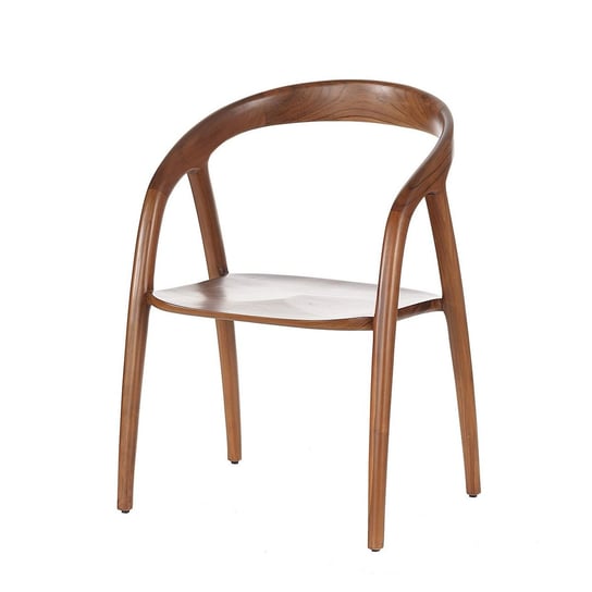 Krzesło DEKORIA Arista, brązowe, 55x53x79 cm Dekoria