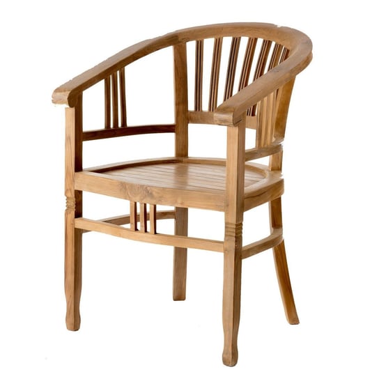 Krzesło DEKORIA Clyton, brązowe, 62x57x85 cm Dekoria