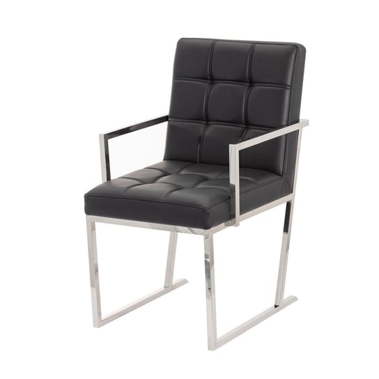 Krzesło DEKORIA Conti, czarne, 49x60x89 cm Dekoria