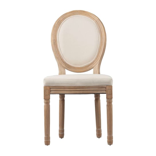 Krzesło DEKORIA Cristiano II, kremowe, 50x55x95 cm Dekoria
