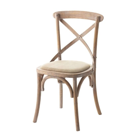 Krzesło DEKORIA Fabio, beżowe, 45x50x90 cm Dekoria