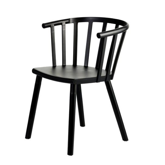 Krzesło DEKORIA Madlen, czarne, 54x43x76 cm Dekoria