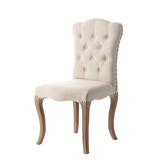 Krzesło DEKORIA Vanessa, kremowe, 50x55x97 cm Dekoria