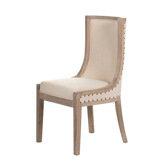 Krzesło DEKORIA Verona, beżowo-brązowa, 55x51x97 cm Dekoria