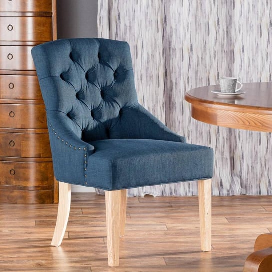 Krzesło DEKORIA Victoria, niebieskie, 60x60x97 cm Dekoria