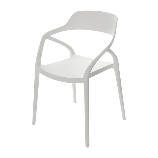 Krzesło DEKORIA Zing, białe, 57x50x80 cm Dekoria