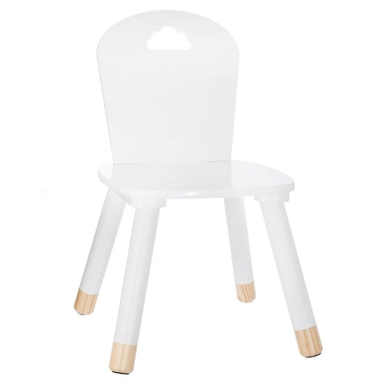 Krzesło dla dzieci MIA HOME Cloud, białe, 50x28x28 cm MIA home