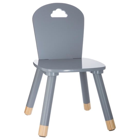Krzesło dla dzieci MIA HOME Cloud, szare, 50x28x28 cm MIA home