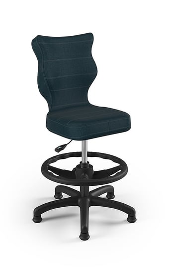 Krzesło do biurka z podnóżkiem, Entelo, Petit Monolith 24, rozmiar 3, (wzrost 119-142 cm) ENTELO