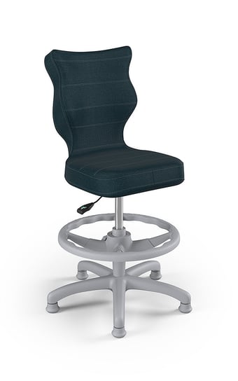 Krzesło do biurka z podnóżkiem, Entelo, Petit Monolith 24, rozmiar 3, (wzrost 119-142 cm) ENTELO