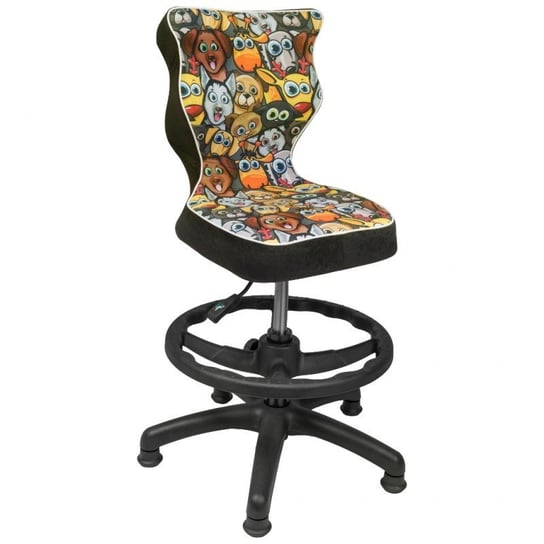 Krzesło do biurka z podnóżkiem, Entelo, Petit Storia 28, rozmiar 3, (wzrost 119-142 cm) ENTELO