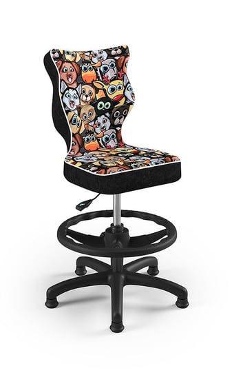 Krzesło do biurka z podnóżkiem, Entelo, Petit Storia 28, rozmiar 4, (wzrost 133-159 cm) ENTELO