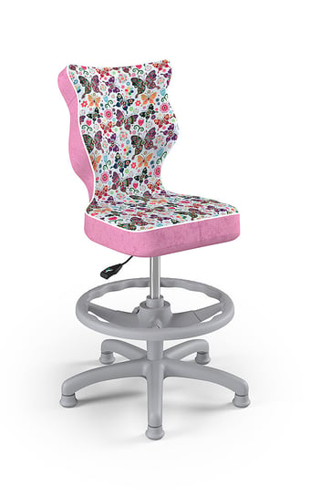 Krzesło do biurka z podnóżkiem, Entelo, Petit Storia 31, rozmiar 3, (wzrost 119-142 cm) ENTELO