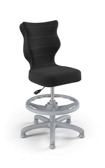 Krzesło do biurka z podnóżkiem, Entelo, Petit Velvet 17, rozmiar 3, (wzrost 119-142 cm) ENTELO