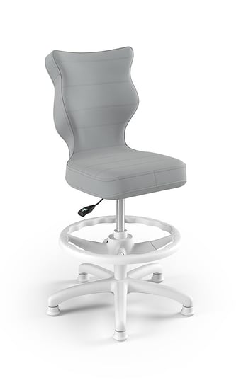 Krzesło do biurka z podnóżkiem, Entelo, Petit Velvet 3, rozmiar 3, (wzrost 119-142 cm) ENTELO